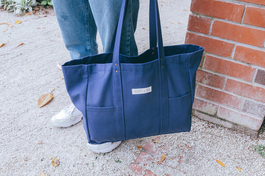 Sapphire Blue Large Tote