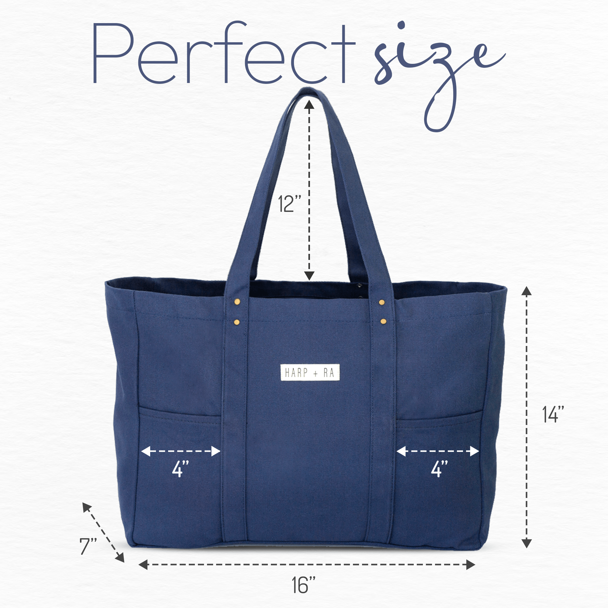 Origin Tote in Sapphire Blue