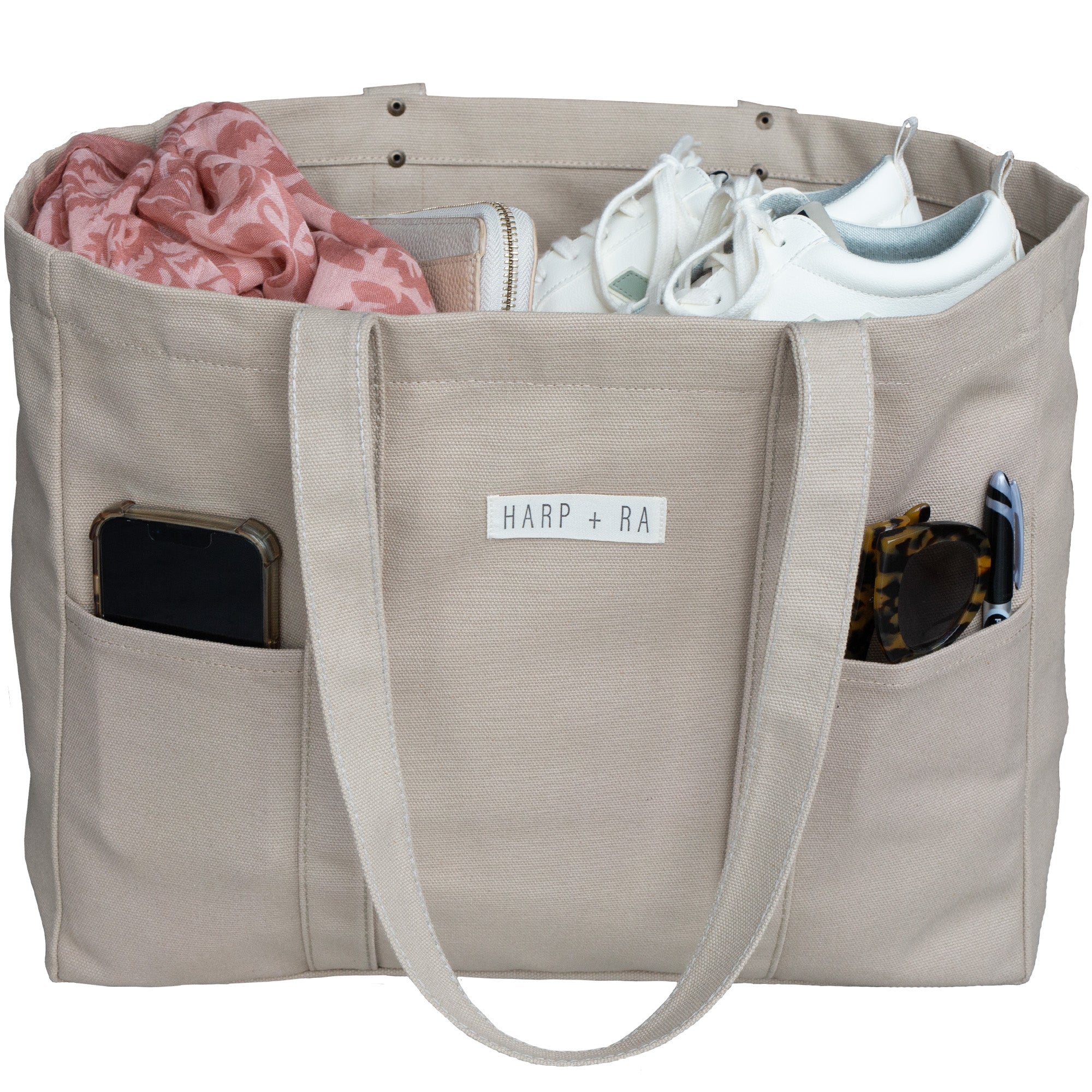 Dusty Beige Large Tote