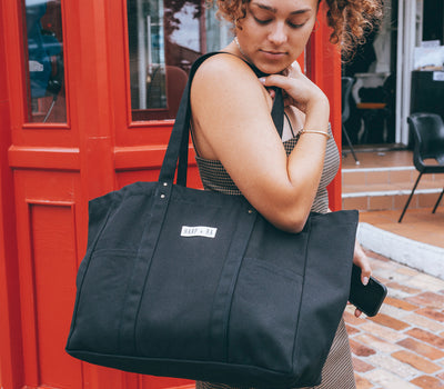 Raven Black Large Tote