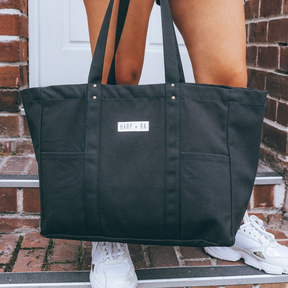 Raven Black Large Tote