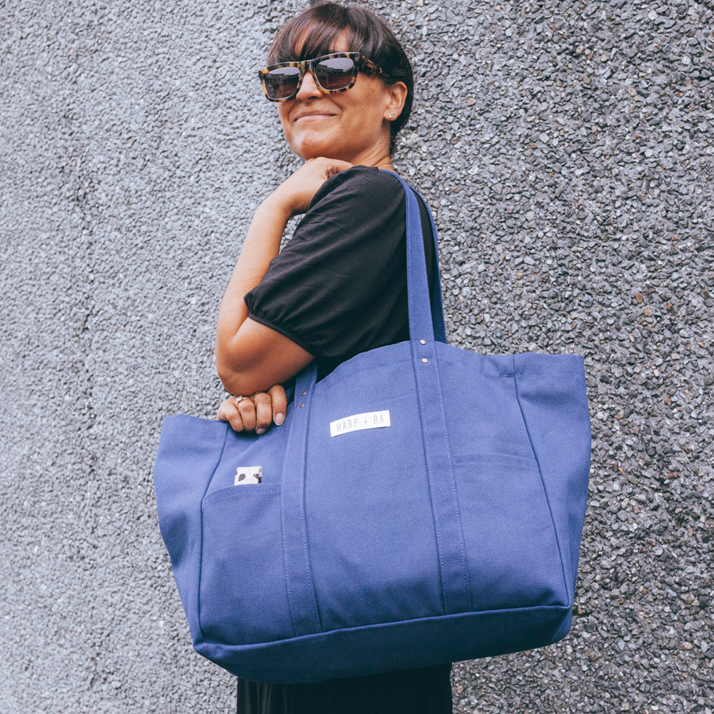 Sapphire Blue Large Tote