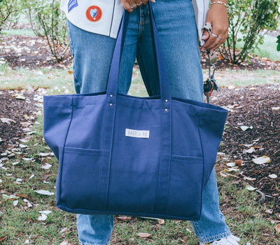 Sapphire Blue Large Tote