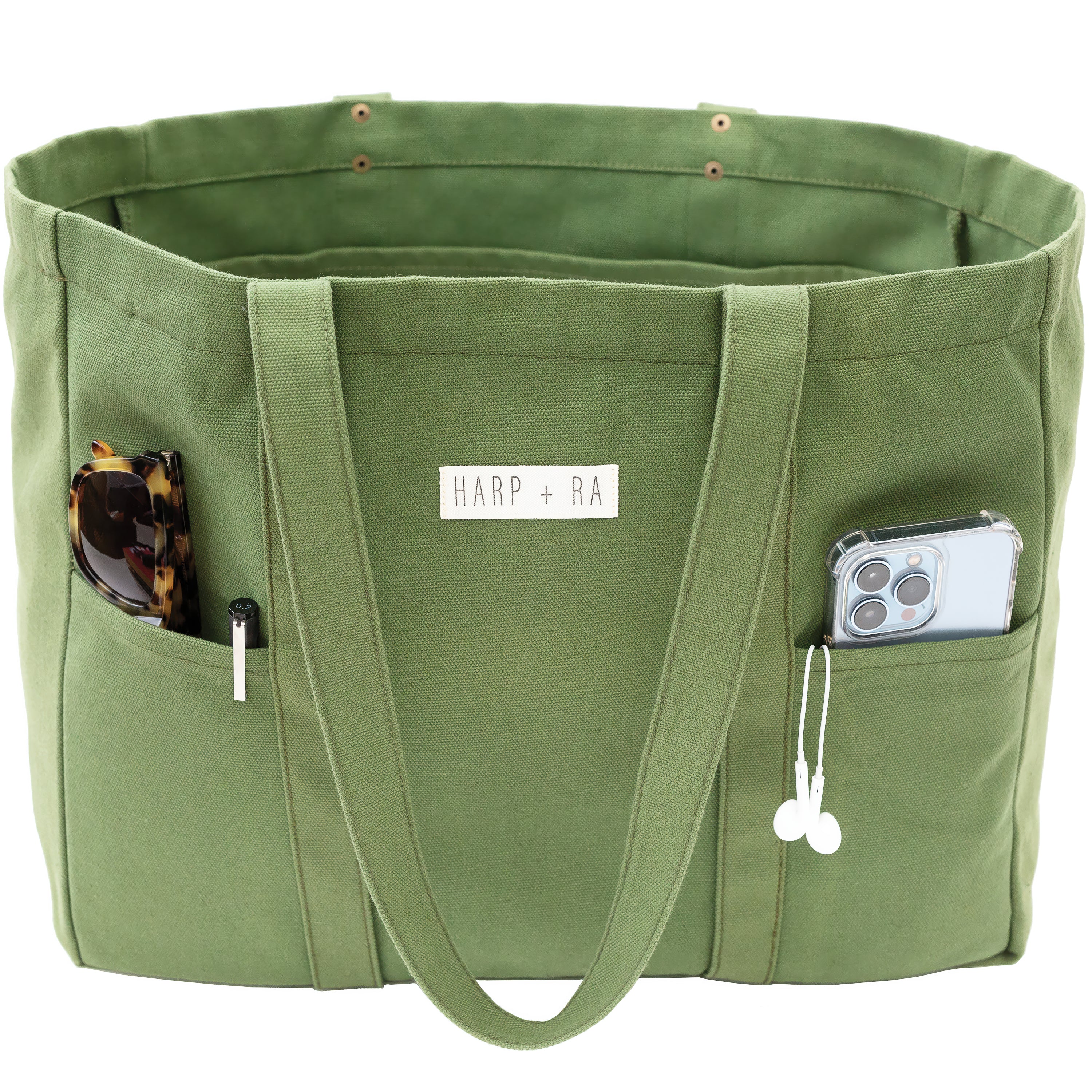 Forest Green Large Tote