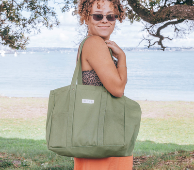 Forest Green Large Tote